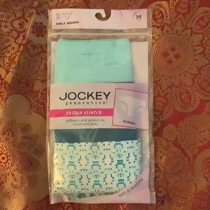 Jockey Generation Girls Cotton Stretch Bikinis 3 Pack Underwear Size Medium 7-8